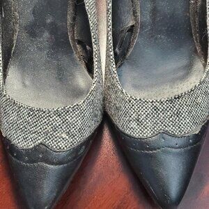 Black and Gray high heels.